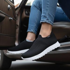 Slip On-Men Black1