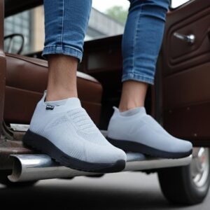 Slip On-Men Silver-1