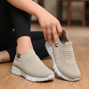 Slip On-Beige