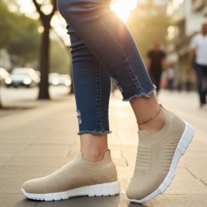Slip On-Beige